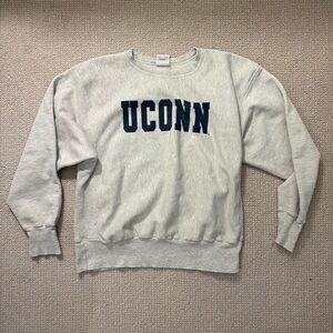 Champion reverse weave UCONN Crewneck Sweatshirt
